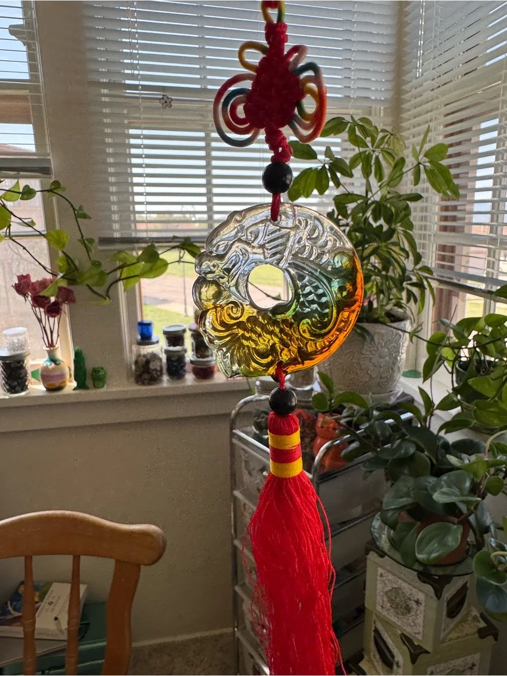New Decorative Hanging Ornament. Feng Shui Liuli for Luck and Fortune.